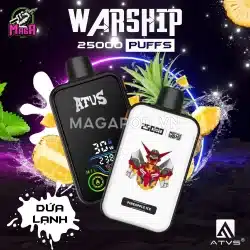 Pod ATVS 25000 Puffs ATVS25000 ATVS Warship ATVS 25K Vị Dứa Lạnh Magapod.vn