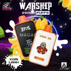 Pod ATVS 25000 Puffs ATVS25000 ATVS Warship ATVS 25K Vị Xoài Lạnh Magapod.vn