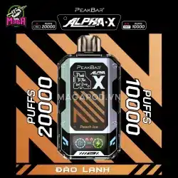 Pod Alpha X 20000 Puffs - Alpha X 20K - Disposable Pod 20 Pod Alpha X 20000 Puffs Alpha X 20K Vị Đào Lạnh Magapod.vn