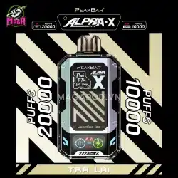 Pod Alpha X 20000 Puffs - Alpha X 20K - Disposable Pod 17 Pod Alpha X 20000 Puffs Alpha X 20K Vị Trà Lài Magapod.vn