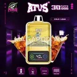 Pod ATVS 30000 Puffs ATVS Warship ATVS30K Vị Cola Lạnh Magapod.vn