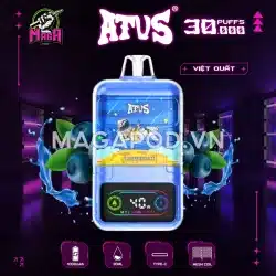 Pod ATVS 30000 Puffs ATVS Warship ATVS30K Vị Việt Quất Magapod.vn