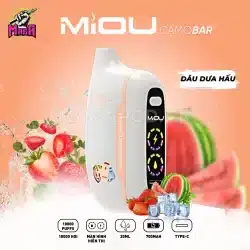 Pod Miou V5 18000 Puffs - Miou Pod 18K hơi 22 Pod Miou V5 18000 Puffs Miou Pod 18K hơi Vị Dâu Dưa Hấu Magapod.vn