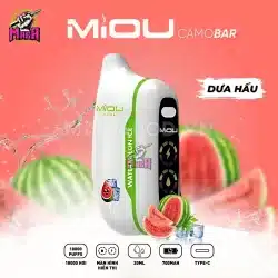 Pod Miou V5 18000 Puffs - Miou Pod 18K hơi 20 Pod Miou V5 18000 Puffs Miou Pod 18K hơi Vị Dưa Hấu Magapod.vn