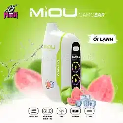 Pod Miou V5 18000 Puffs - Miou Pod 18K hơi 16 Pod Miou V5 18000 Puffs Miou Pod 18K hơi Vị Ổi Lạnh Magapod.vn