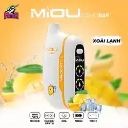 Pod Miou V5 18000 Puffs - Miou Pod 18K hơi 14 Pod Miou V5 18000 Puffs Miou Pod 18K hơi Vị Xoài Lạnh Magapod.vn