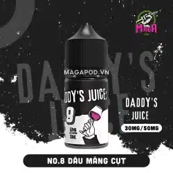 Tinh Dầu Daddy Juice Saltnic 30MG 50MG No.8 Dâu Măng Cụt Magapod.vn