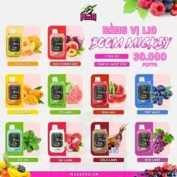 Bảng vị Lio Boom Mickey 30000 Puffs by IJOY Magapod.vn