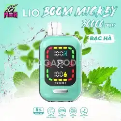 Lio Boom Mickey 30000 Puffs by IJOY Vị Bạc Hà Magapod.vn