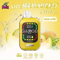 Lio Boom Mickey 30000 Puffs by IJOY Vị Dưa Lưới Lạnh Magapod.vn