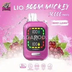 Lio Boom Mickey 30000 Puffs by IJOY Vị Nho Lạnh Magapod.vn