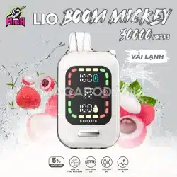 Lio Boom Mickey 30000 Puffs by IJOY Vị Vải Lạnh Magapod.vn