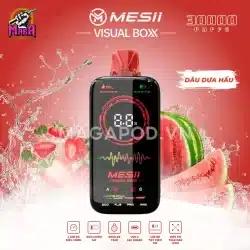 Pod Mesii Visual Box 30000 hơi Vị Dâu Dưa Hấu Magapod.vn