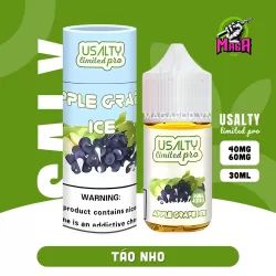 Tinh dầu SaltNic USALTY Limited Pro 40MG/60MG 30ml vị táo nho - Magapod.vn