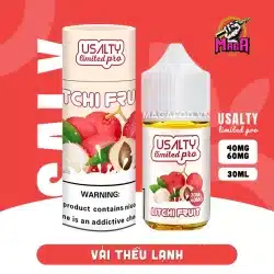 Tinh dầu Saltnic USALTY 40MG 30ml - Phiên Bản Limited Pro 29 Tinh dầu SaltNic USALTY Limited Pro 40MG/60MG 30ml vị vải thều lạnh - Magapod.vn