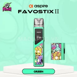 Aspire Favostix 2 30w Favostix V2 Pod System Màu Green Magapod.vn