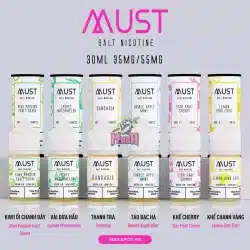 Bảng vị Tinh Dầu Saltnic MUST Juice 35MG Magapod.vn