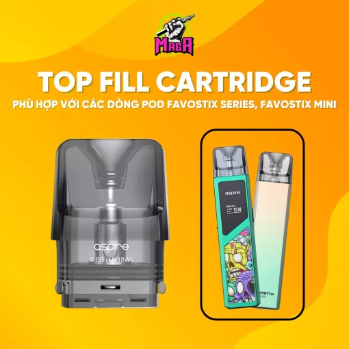 Đầu Pod Favostix Đầu Pod thay thế Aspire Favostix Cartridge Magapod.vn