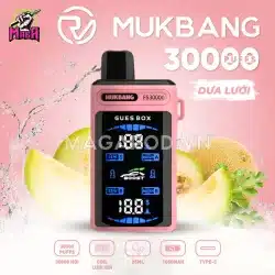 Pod 1 lần Mukbang 30000 Puffs - Pod Mukbang 30K 21 Pod 1 lần Mukbang 30000 Puffs Pod Mukbang 30K Vị Dưa Lưới Magapod.vn