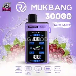 Pod 1 lần Mukbang 30000 Puffs - Pod Mukbang 30K 20 Pod 1 lần Mukbang 30000 Puffs Pod Mukbang 30K Vị Nho Lạnh Magapod.vn