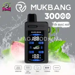 Pod 1 lần Mukbang 30000 Puffs - Pod Mukbang 30K 19 Pod 1 lần Mukbang 30000 Puffs Pod Mukbang 30K Vị Ổi Bạc Hà Magapod.vn
