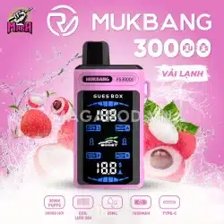 Pod 1 lần Mukbang 30000 Puffs - Pod Mukbang 30K 16 Pod 1 lần Mukbang 30000 Puffs Pod Mukbang 30K Vị Vải Lạnh Magapod.vn