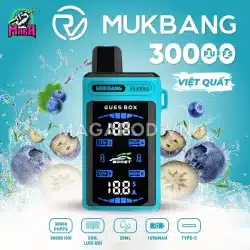 Pod 1 lần Mukbang 30000 Puffs - Pod Mukbang 30K 15 Pod 1 lần Mukbang 30000 Puffs Pod Mukbang 30K Vị Việt Quất Magapod.vn
