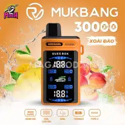 Pod 1 lần Mukbang 30000 Puffs - Pod Mukbang 30K 14 Pod 1 lần Mukbang 30000 Puffs Pod Mukbang 30K Vị Xoài Đào Magapod.vn