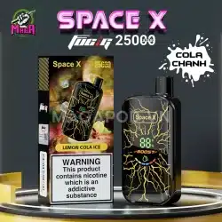 Pod 1 lần Space X 25000 Puffs Pod Space X 25K Cola Chanh Magapod.vn