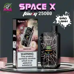Pod 1 lần Space X 25000 Puffs Pod Space X 25K Đào Lạnh Magapod.vn