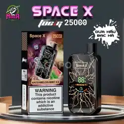 Pod 1 lần Space X 25000 Puffs Pod Space X 25K Dưa Hấu Bạc Hà Magapod.vn