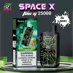 Pod 1 lần Space X 25000 Puffs Pod Space X 25K Ổi Lạnh Magapod.vn