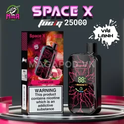 Pod 1 lần Space X 25000 Puffs Pod Space X 25K Vải Lạnh Magapod.vn