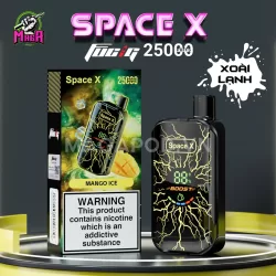 Pod 1 lần Space X 25000 Puffs Pod Space X 25K Xoài Lạnh Magapod.vn