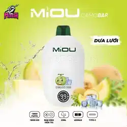 Pod Miou V6 18000 Puffs - Miou V6 18K hơi 19 Pod Miou V6 18000 Puffs Miou V6 18K hơi Vị Dưa Lưới Magapod.vn