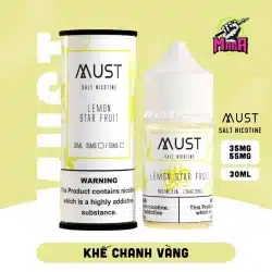 Tinh Dầu Saltnic MUST Juice 35:55MG – Tinh Dầu MUST Juice Khế Chanh Vàng Magapod.vn