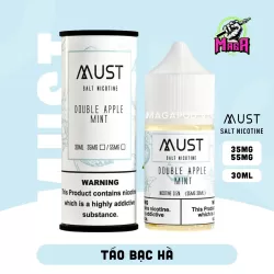 Tinh Dầu Saltnic MUST Juice 35:55MG – Tinh Dầu MUST Juice Táo Bạc Hà Magapod.vn