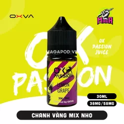 Tinh dầu Salt Nicotine OX Passion Vị CHANH VÀNG MIX NHO Magapod.vn