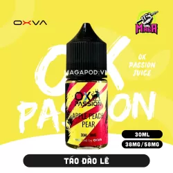 Tinh dầu Salt Nicotine OX Passion Vị TÁO ĐÀO LÊ Magapod.vn