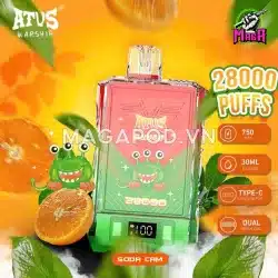ATVS 28000 Puffs - ATVS Warship 28K hơi - ATVS28K 7 ATVS 28000 Puffs ATVS Warship 28K hơi ATVS28K Soda Cam Magapod.vn