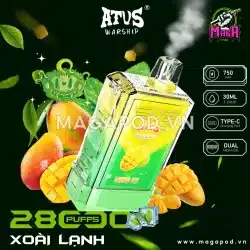ATVS 28000 Puffs - ATVS Warship 28K hơi - ATVS28K 9 ATVS 28000 Puffs ATVS Warship 28K hơi ATVS28K Xoài Lạnh Magapod.vn