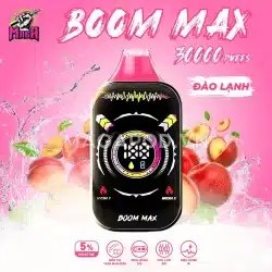 Pod 1 lần Boom Max 30000 Puffs - Disposable Pod 18 Pod 1 lần Boom Max 30000 Puffs Đào Lạnh Magapod.vn