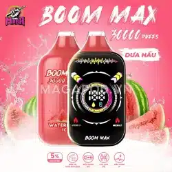 Pod 1 lần Boom Max 30000 Puffs - Disposable Pod 20 Pod 1 lần Boom Max 30000 Puffs Dưa Hấu Lạnh Magapod.vn
