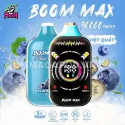 Pod 1 lần Boom Max 30000 Puffs - Disposable Pod 14 Pod 1 lần Boom Max 30000 Puffs Việt Quất Lạnh Magapod.vn
