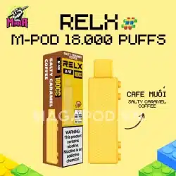 Pod Dầu RELX M Pod - Đầu thay thế Relx 18000 Hơi 25 Pod Dầu RELX M Pod Đầu thay thế Relx 18000 Hơi Cafe Muối