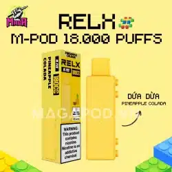 Pod Dầu RELX M Pod - Đầu thay thế Relx 18000 Hơi 21 Pod Dầu RELX M Pod Đầu thay thế Relx 18000 Hơi Dứa Dừa Lạnh